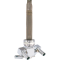 (image for) Fuel Valve 90° Dual - Smooth Aluminum