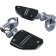 (image for) Chrome Standard Length Twin Rail Footrests Kit