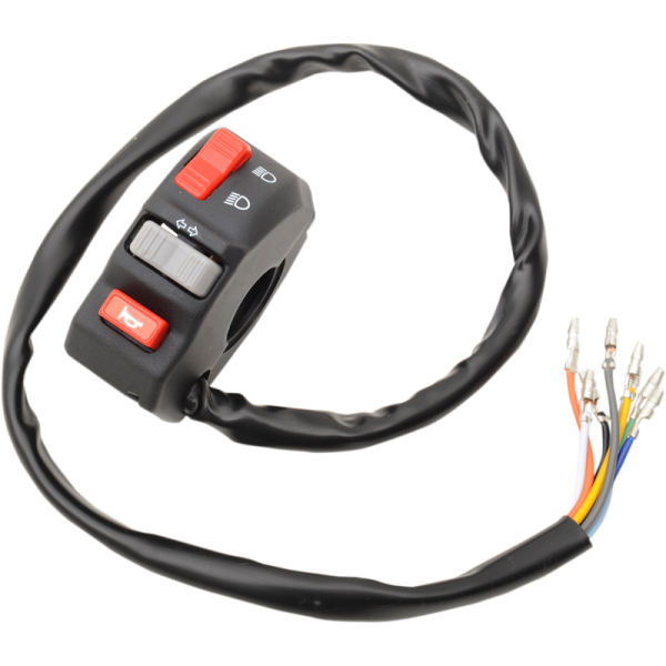 Emgo Universal Left-Side Handlebar Switch