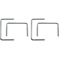 (image for) Square U-Bolt 5/16" x 2-1/4" x 4-1/4" (4-Pack)