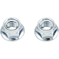 (image for) Replacement Hex-Head Flange Fuji Style Metal Locking Nut M6 x 1.0 10 mm