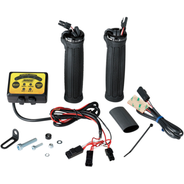 (image for) MOOSE UTILITY DIVISION Clamp-on quad zone heated grip kit