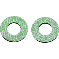 (image for) Renthal Grip Donutz - White on green