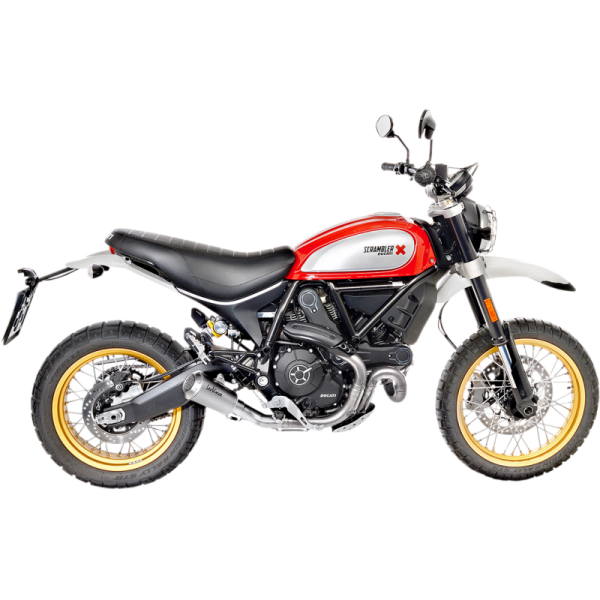 (image for) LEOVINCE LV-10 Stainless steel Slip-On for DUCATI Scrambler 800 Desert Sled 17-20