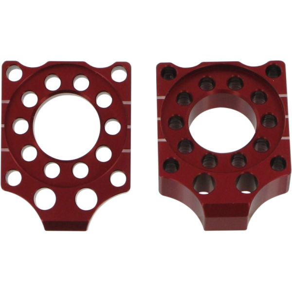 (image for) Pro Circuit Billet Axle Blocks - Red Anodized