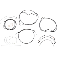 (image for) Karbonfibr Designer DOT Handlebar Kit - 12-14 in. Apes