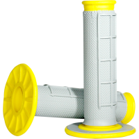 (image for) Renthal Dual-Compound Half-Waffle Grips - Yellow
