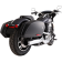 (image for) Slip-On Mufflers - 4" chrome w/ black end caps (pr.)