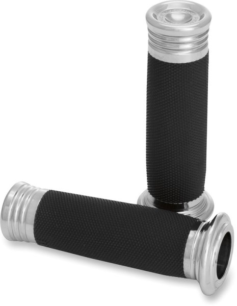 (image for) Performance Machine PM Custom Grips - Merc, Chrome