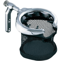 (image for) Perch Mount Drink Holder with Basket, Chrome