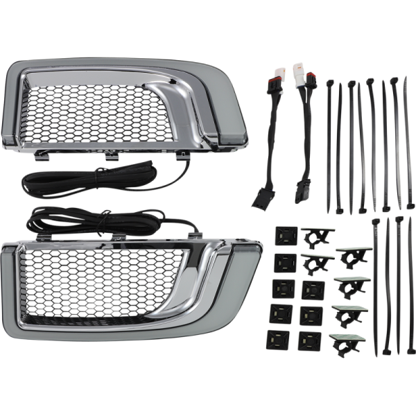 (image for) Tracer LED Fairing Lower Grilles - Chrome