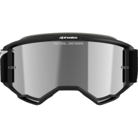 (image for) Alpinestars Vision 5 Goggle, Corp Black/Black with Mirror Silver Lens