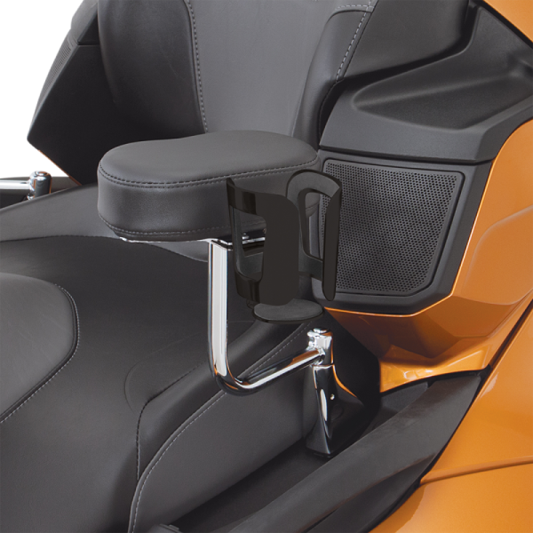 (image for) SHOW CHROME Passenger Armrest Beverage Holder - Black