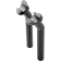 (image for) Drag Specialties Forged Aluminum Pullback Riser, Black, 8.5"