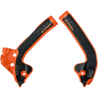 (image for) Acerbis X-Grip Frame Guard - KTM 85 SX 18-24 - Orange/black
