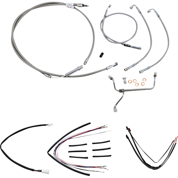 (image for) Ape Hanger Install Kit - Stainless Steel