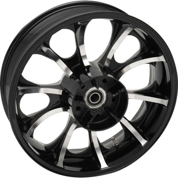 (image for) Coastal Moto Largo Precision-Cast 3D Rear Wheel - Black Cut