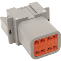 (image for) Gray 8-Pin Receptacle
