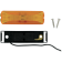 (image for) Rectangle 3.75" 12 LED, amber