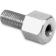 (image for) Chrome Mirror Adapter - 10mm Male to 8mm Female