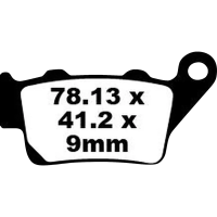 (image for) EBC Sport Carbon X Brake Pad - 1722-0265