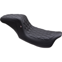 (image for) Mustang One-Piece 2-Up Squareback Seat Black Stitch