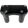 (image for) Riser/Clamp Kit 1" Dia Gloss Black 3"