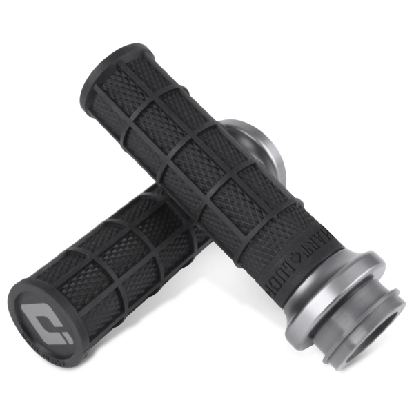(image for) ODI Hart-Luck Lock-On Grips Black/Gun Metal