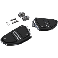 (image for) Twin Rail Footrests Chrome (W/ Male Mounts)