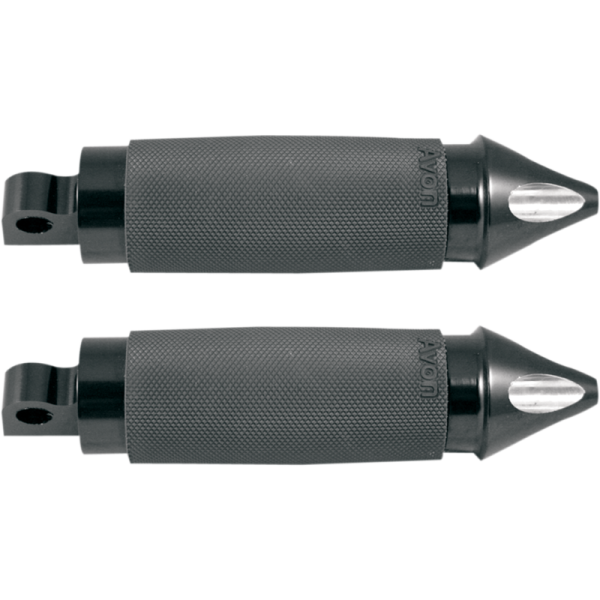 (image for) AVON GRIPS Male-Mount Footpegs Custom Spike Black