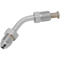 (image for) Chrome Fitting AN-3 male x 3/8"-24 inverted flare 45°