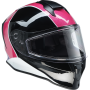(image for) Youth Warrant Snow 2.0 Helmet, Fresh Powder Pink/Purple, Size S