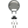 (image for) Kodlin Round Gauge Bezel Kit - Chrome
