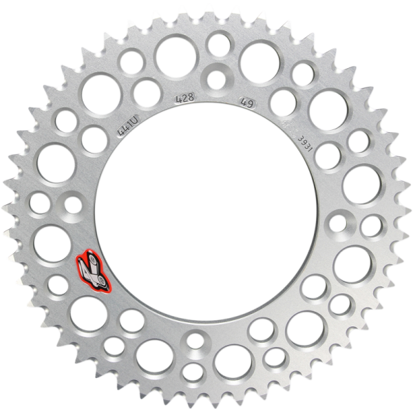 (image for) RENTHAL Rear Sprocket - 49T (Silver)