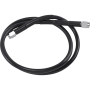 (image for) Black Vinyl-Coated Stainless Steel Brake Line 36"