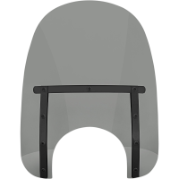 (image for) Memphis Slim 17" Windshield - "Night Shades" black smoke (9" Cutout)