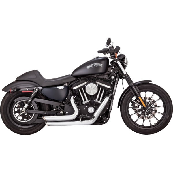 (image for) S&S CYCLE Sidewinder 2-Into-1 Exhaust - Black Ceramic