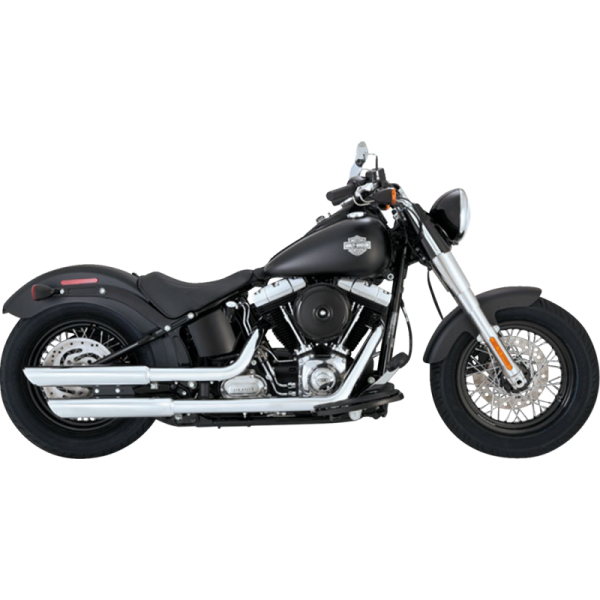 (image for) Vance & Hines PCX Twin Slash Slip-On Muffler Chrome