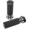 (image for) Fusion Deep Cut Grips - Black Anodized - 99-17 Twin Cam