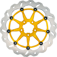 (image for) 13" Full-floating Rotor, Gold Carrier (Radial Mount Only)