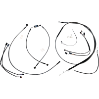 (image for) Black Pearl Designer DOT Handlebar Installation Kit, 12"-14" Apes