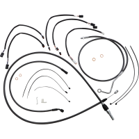 (image for) Black Pearl Handlebar Installation Kit (10" Apes)