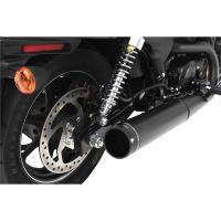 (image for) 4" Slip-On Mufflers, Black with Black End Caps