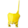 (image for) Stadium Number Plate - Yellow