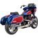 (image for) LA Choppers 1" Valley Handlebars - Stainless Steel