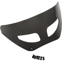 (image for) 7" Dark black smoke Vented Windshield