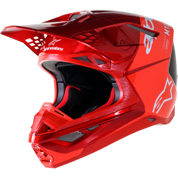 (image for) Alpinestars S-M10 Supertech Helmet, Flood - Red, Size XL
