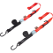 (image for) Cam-Buckle Tie-Downs, Red/black