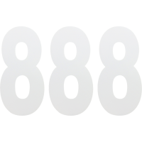 (image for) Standard Numbers - 6" White - No. 8