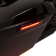 (image for) LED Saddlebag Hinge Covers - Red Lens, Gloss Black Housing